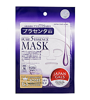 Japan Gals Pure 5Essence Mask with Placenta - Маска с плацентой 30 мл